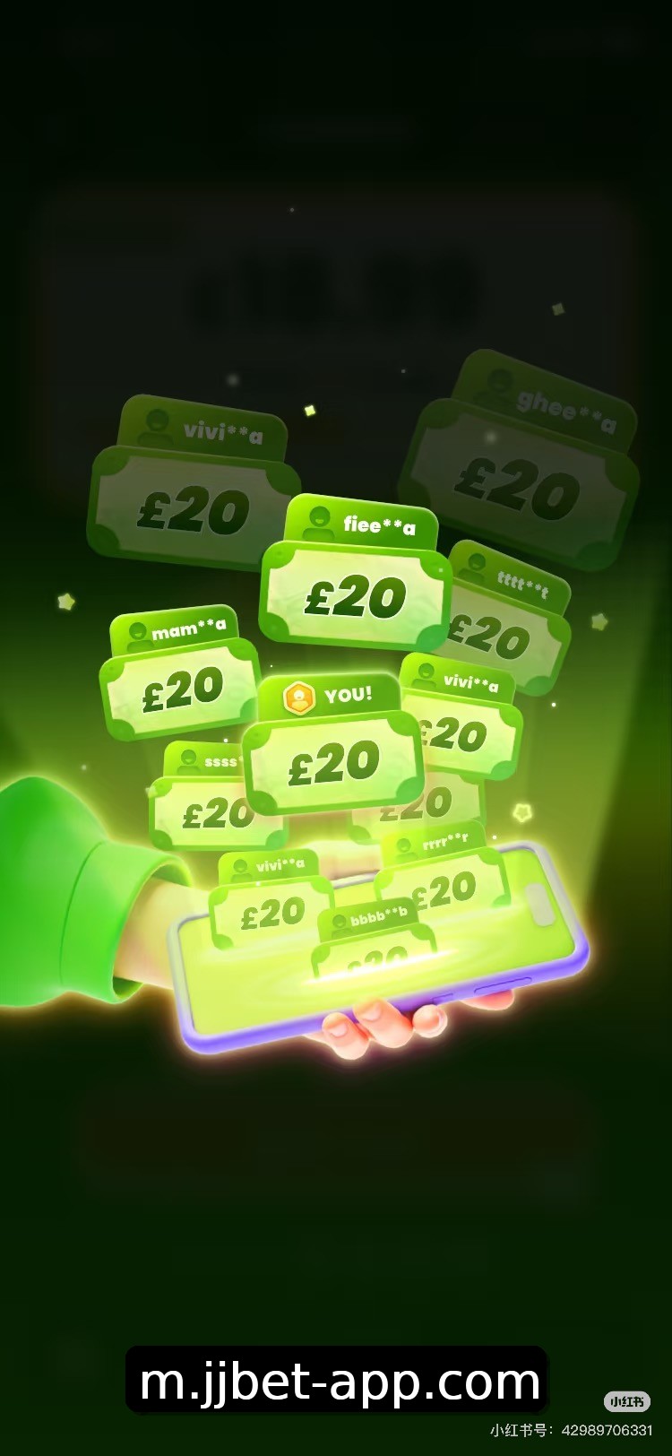 Interface do App jjbet
